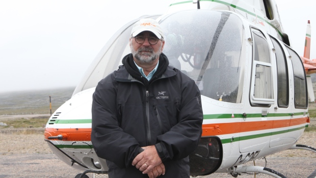 Geoff Goodyear at Saglek